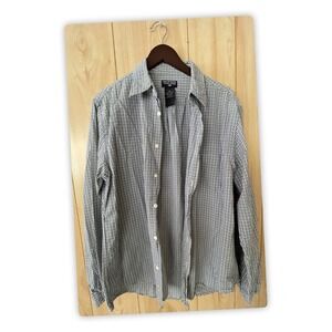 Polo Jeans Co. Ralph Lauren Long Sleeve Plaid Men's Shirt, Size: L